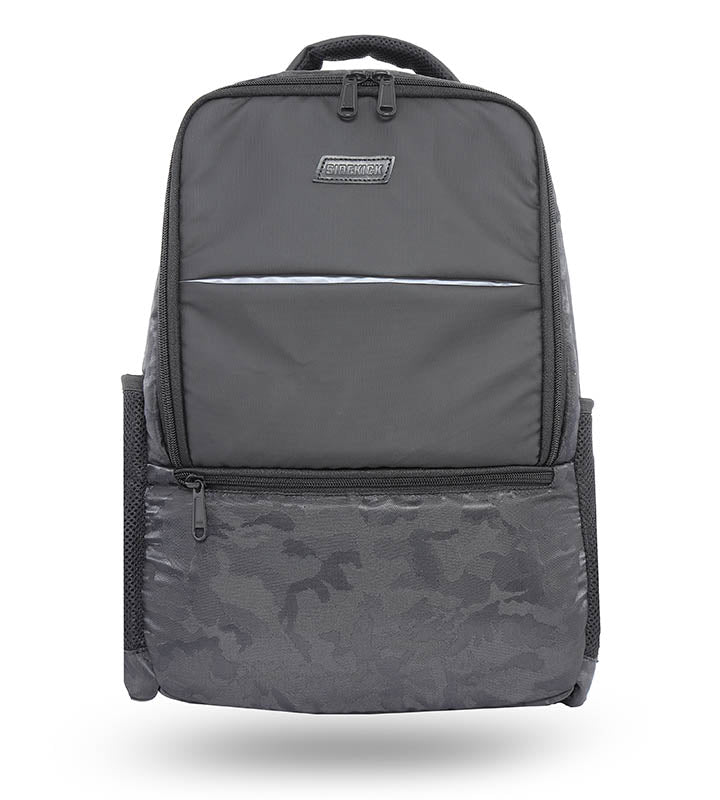SideKick Falcon Backpack with Waterproof Rain Cover (Black Camo)