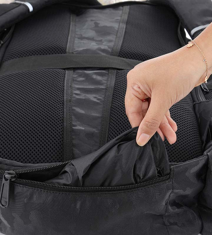 SideKick Falcon Backpack with Waterproof Rain Cover (Grey)