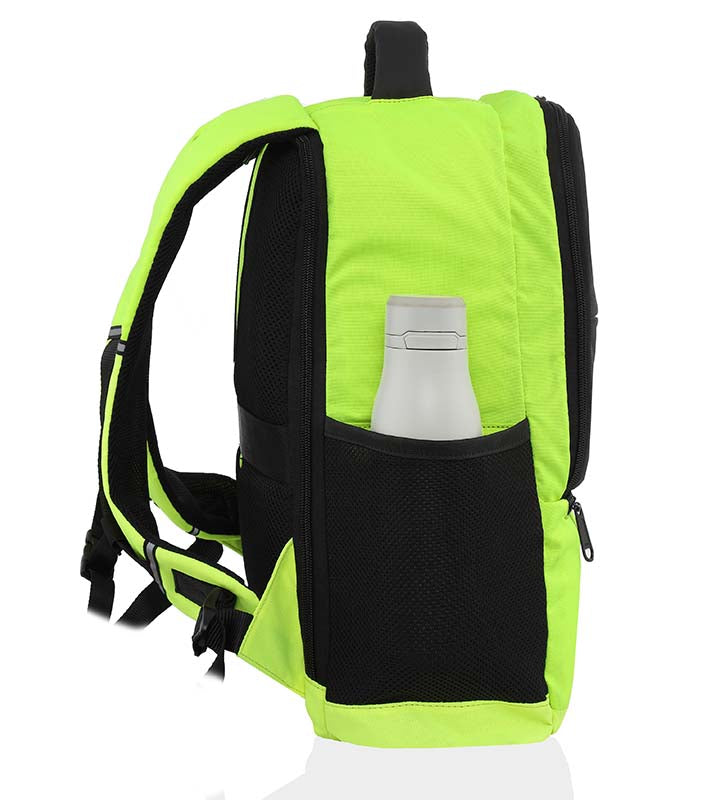 SideKick Falcon Backpack with Waterproof Rain Cover (Neon Green)