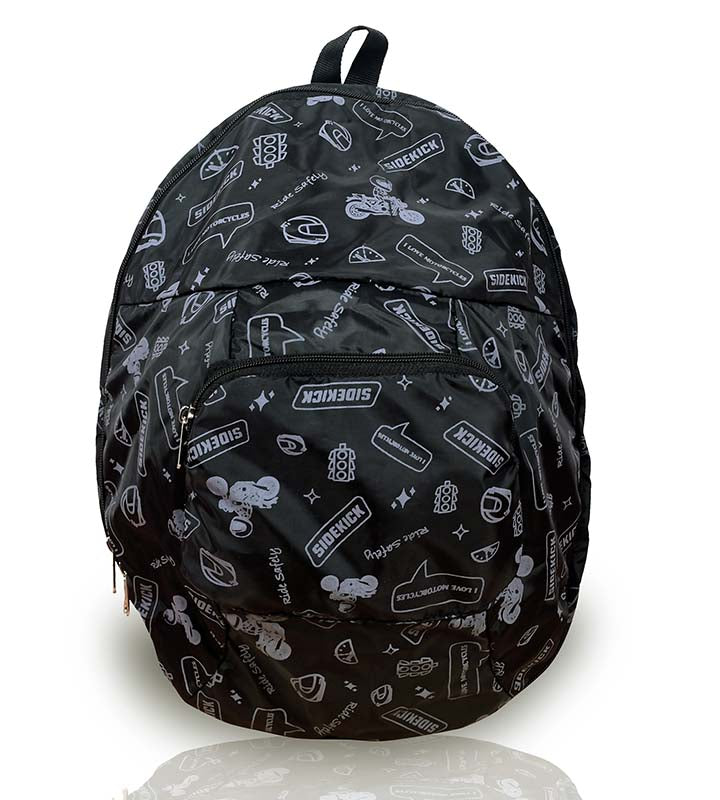 Sidekick Foldable Helmet Bag fits all full face and half face helmets.