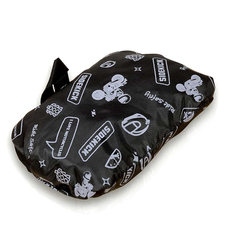 Sidekick Foldable Helmet Bag fits all full face and half face helmets.