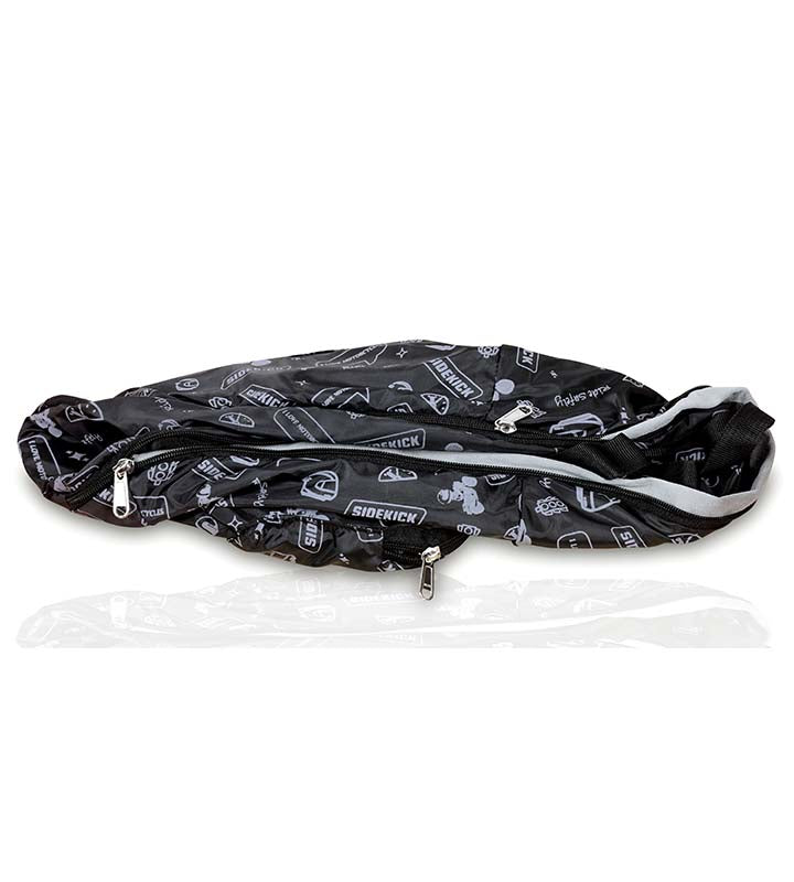 Sidekick Foldable Helmet Bag fits all full face and half face helmets.