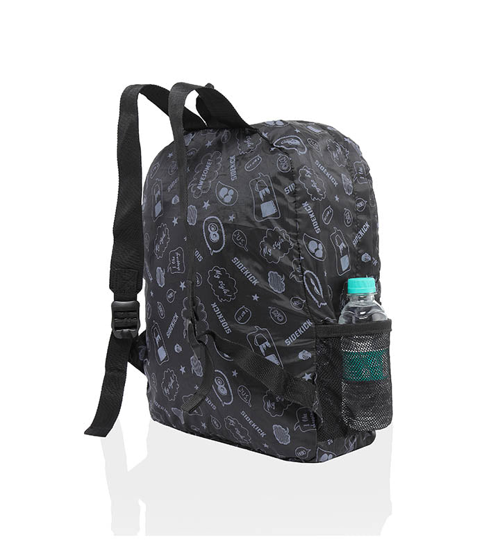 Sidekick Foldable Water Resistant Backpack for Everyday Use, Travel & Gifting