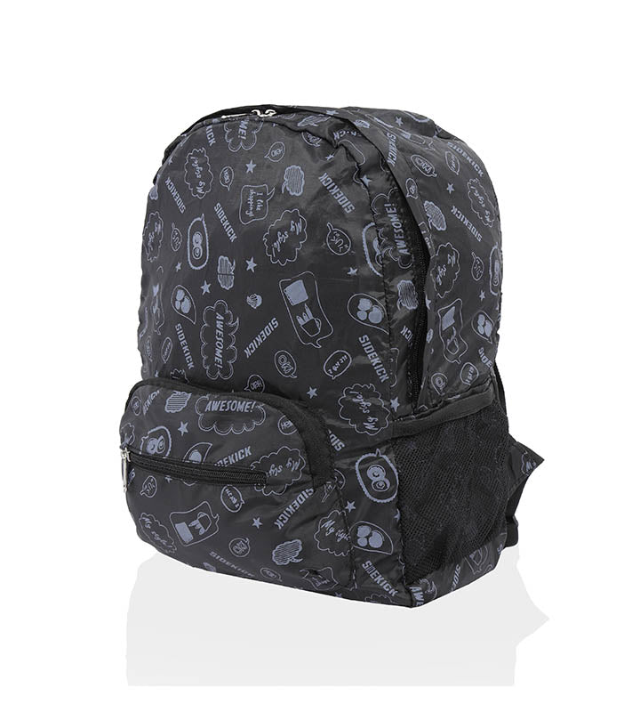 Sidekick Foldable Water Resistant Backpack for Everyday Use, Travel & Gifting