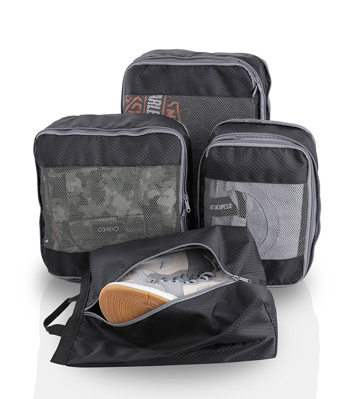 Compression Packing Cubes for Travel by Guardian Gears (Set of 4) GuardianGears