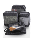 Compression Packing Cubes for Travel by Guardian Gears (Set of 4) GuardianGears
