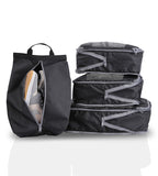 Compression Packing Cubes for Travel by Guardian Gears (Set of 4) GuardianGears