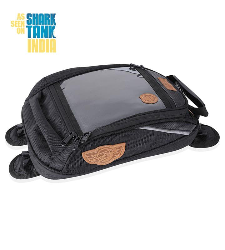 Guardian Gears Shark Mini Universal 18L Tank A Compact Touring Tank Bag for Rain cover included
