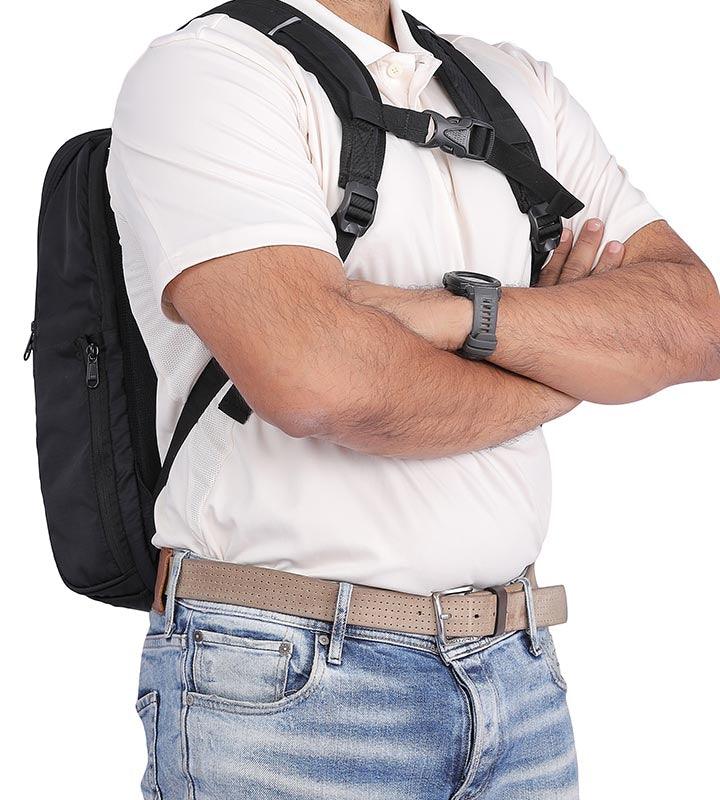 Robin 30L Laptop Backpack (Charcoal Black) GuardianGears