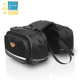 Mustang 50L Saddle Bag with Rain Cover (Black Colour)