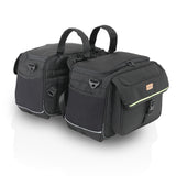 SideKick Combo 2: Universal 15Ltrs Tank bag plus 50Ltrs Cruiser Saddlebags. Both with Outer Rain Covers Included.