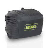SideKick Saddlebags for All Motorcycles with a Straight Exhaust with Waterproof Rain Cover.
