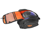 Combo 18: Stallion Sports Saddle Bags plus Shark Universal 28L Tank Bag with Waterproof Rain Covers Included