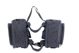 Stallion Sports Expandable Saddlebags For Up-Swept Exhaust with Rain Cover
