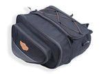 Stallion Sports Expandable Saddlebags For Up-Swept Exhaust with Rain Cover