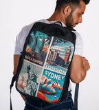 Guardian Gears Amigo Backpack (Cities) with Waterproof Rain Cover