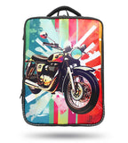Guardian Gears Amigo Backpack (Motorcycle 2) with Waterproof Rain Cover