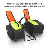 Stallion Saddlebag with Rain Covers 50Ltrs expandable to 65Ltrs