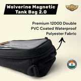 Guardian Gears Wolverine Magnetic 2.0 Tank Bag with Rain Cover