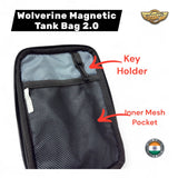 Guardian Gears Wolverine Magnetic 2.0 Tank Bag with Rain Cover