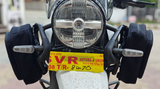 Side Frame Bag for Royal Enfield Himalayan 450 motorcycle with waterproof inner drybags.