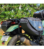 Alpha Semi Hard Waterproof Sports Panniers (For Up-Swept Exhausts) (50Ltrs) by Guardian Gears