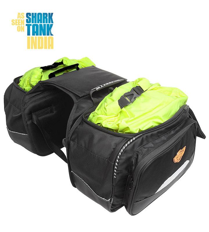 Mustang Saddlebags with Rain Covers & Dry Bags GuardianGears
