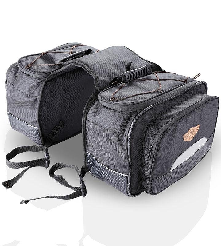 Combo 4: Mustang 50L Saddle Bag + Jaws Magnetic 28L Tank Bag GuardianGears