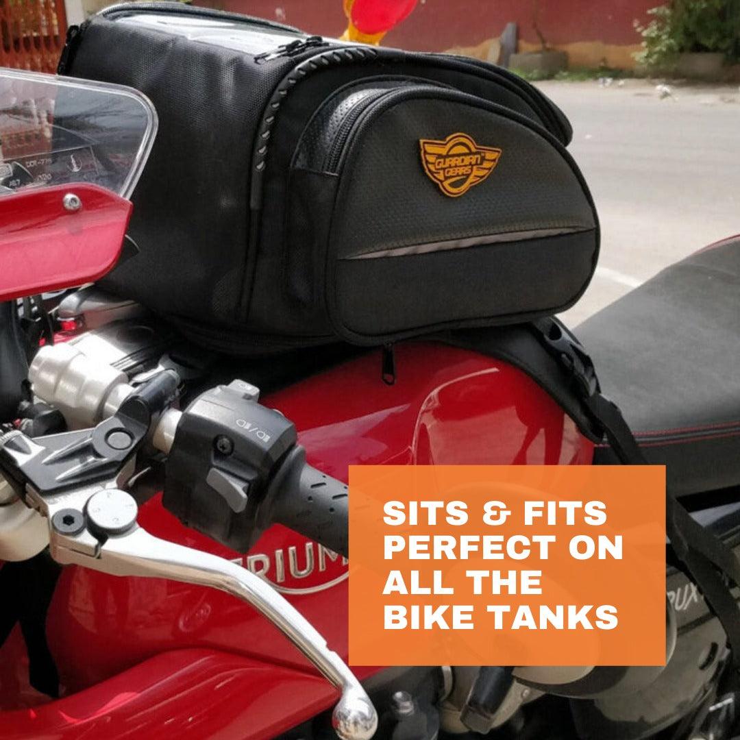 Guardian Gears Shark Universal 28L Tank Bag – Durable, Abrasion Water-Resistant with Rain Cover Included