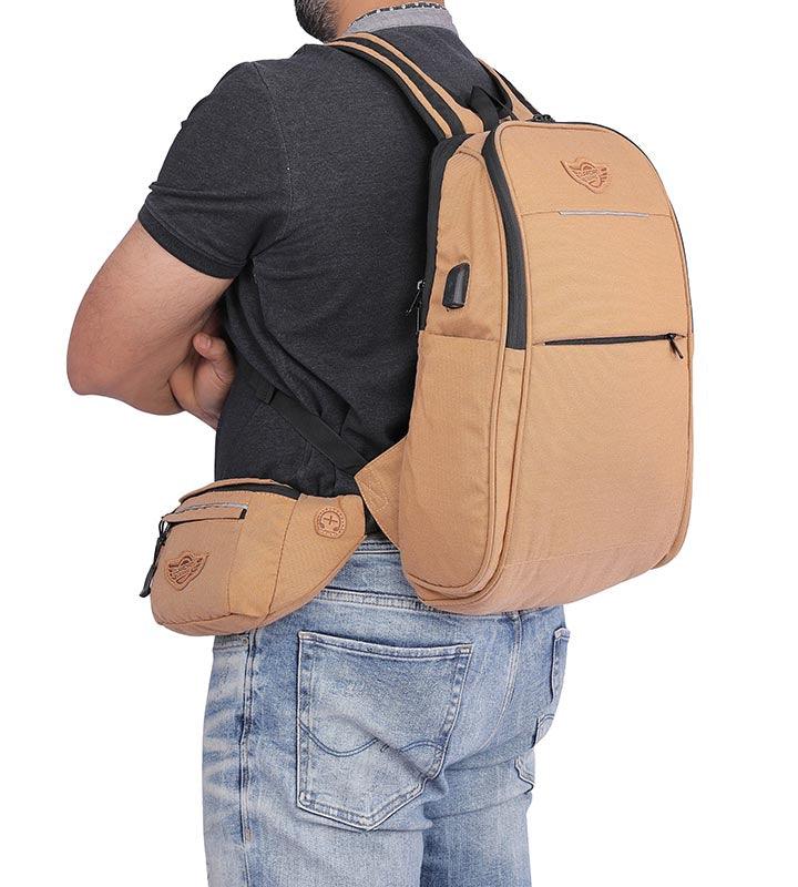 Robin 30L Laptop Backpack (Khaki) GuardianGears